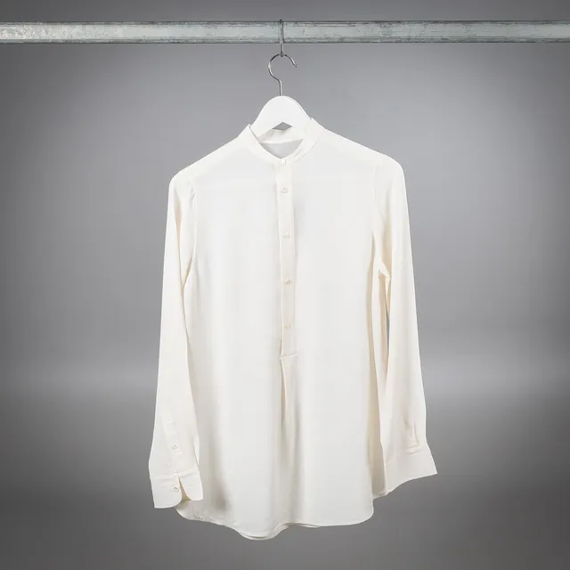 RALPH LAUREN, POLO, Skjortblus i siden, storlek 6 (EU38).