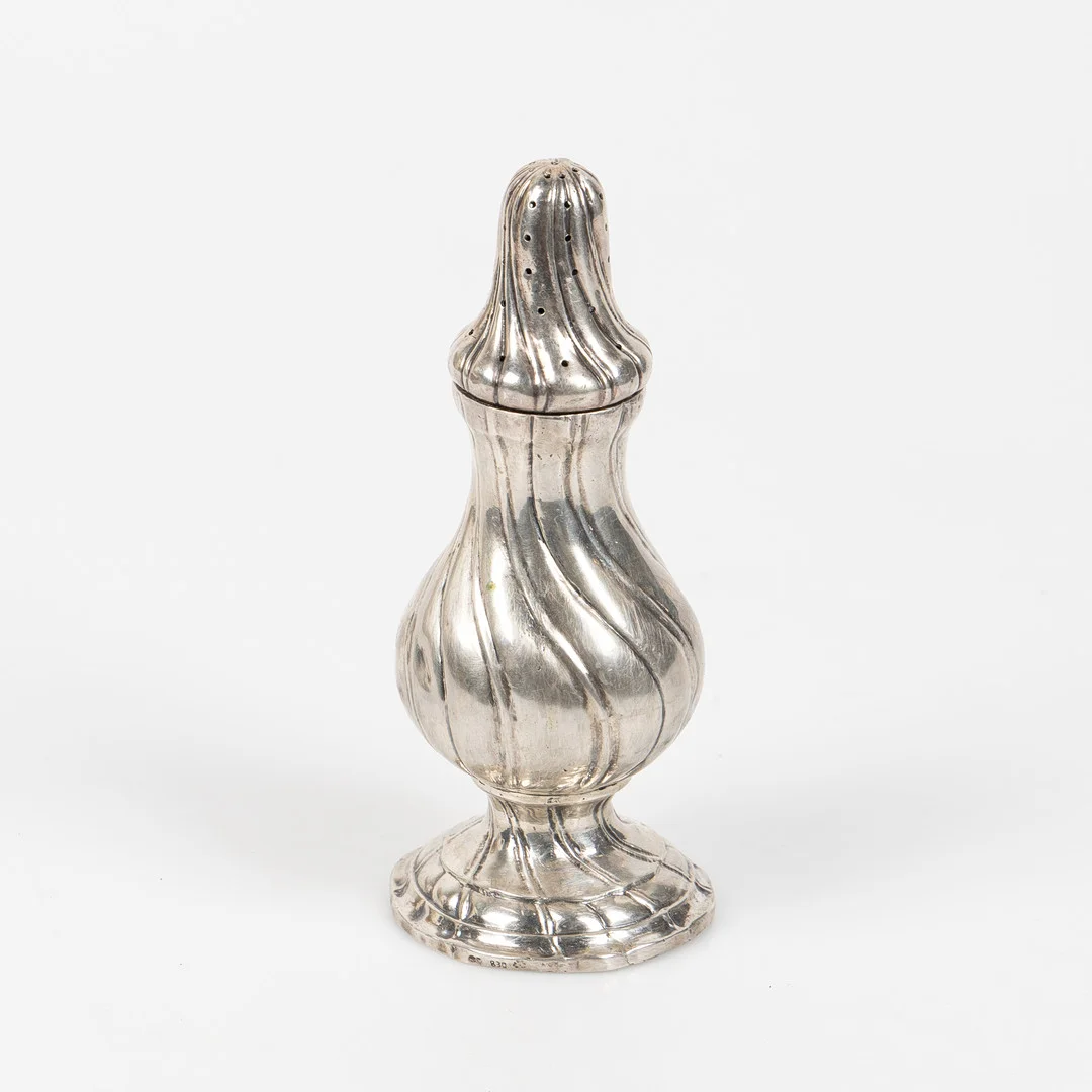 SOCKERRUSKA, silver, svenska importstämplar, rokokostil, tidigt 1900-tal, silver. — Silver — Stockholms Auktionsverk Helsingborg
