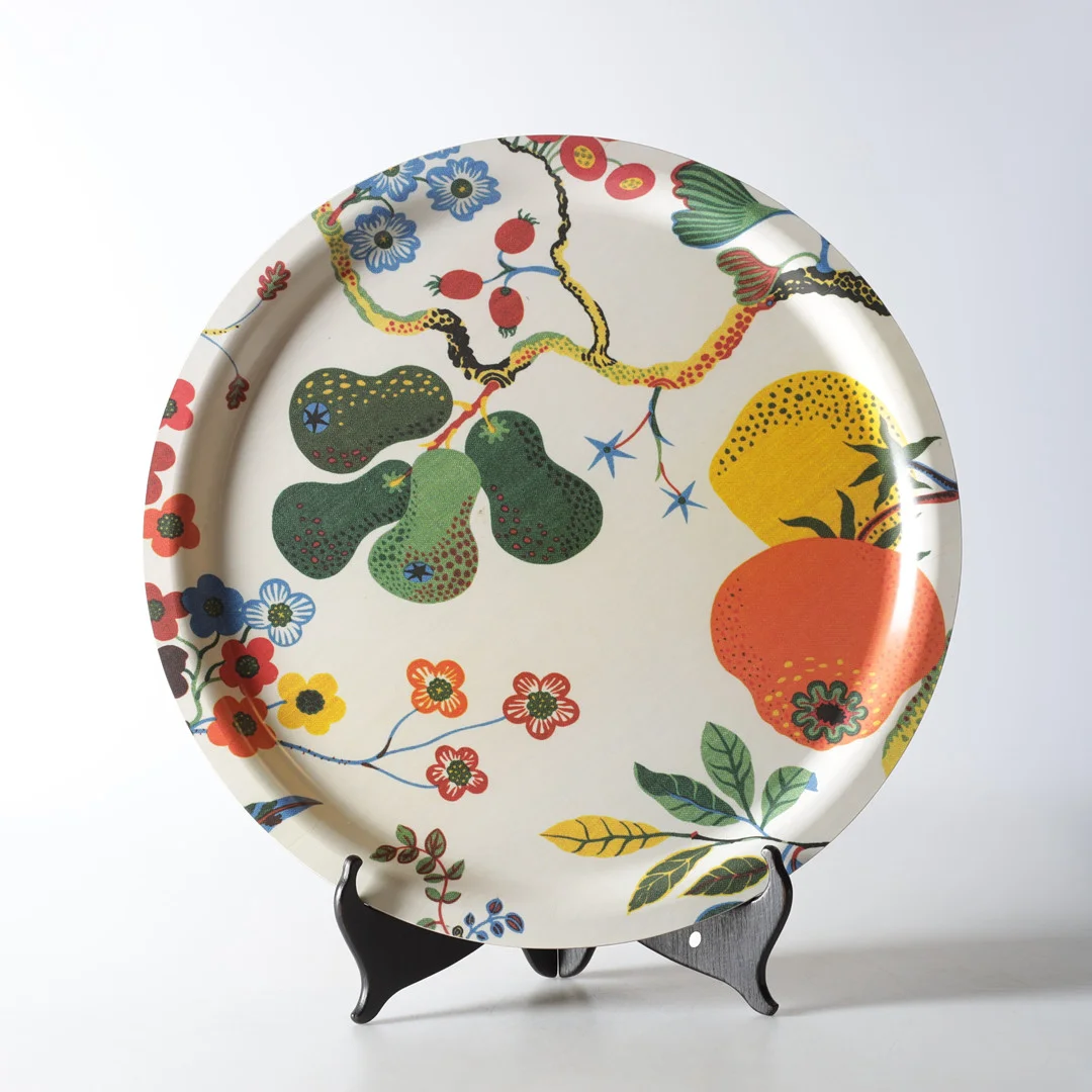 JOSEF FRANK. EFTER. bricka, "Vegetable Tree" Firma Svenskt Tenn, 2000-tal. — Miscellaneous — Gomér & Andersson Nyköping