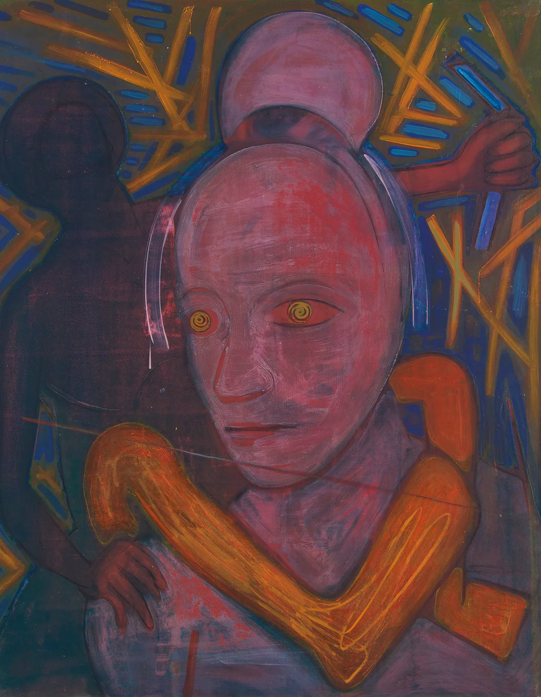 Carlsen, Bjørn — "Farlig endring" 1993/94 — Kunst/Maleri — Blomqvist