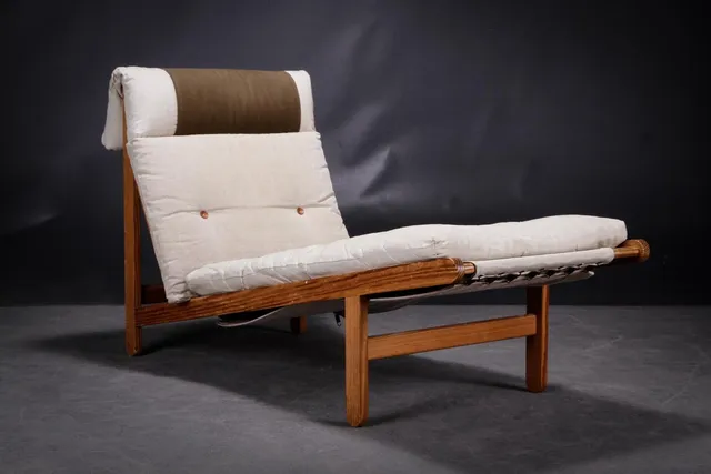 Bernt Pedersen. Chaiselongue, Oregon Pine