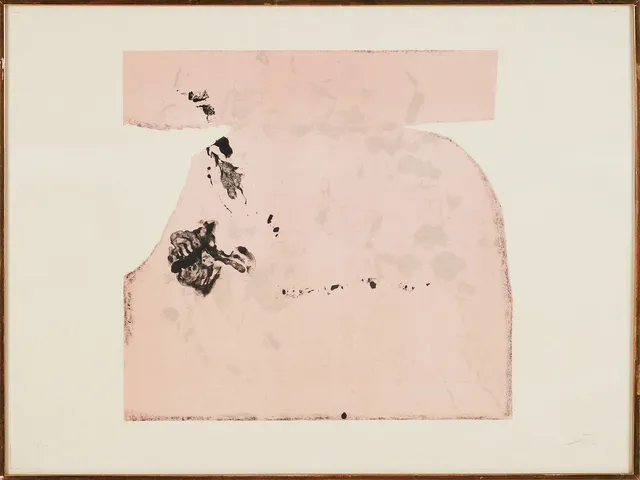ANTONI TÀPIES. Utan titel , ur: "Album St. Gallen", färglitografi, 1965.