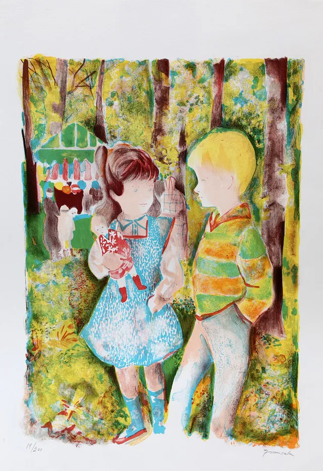 EMILI GRAU SALA. Two children.