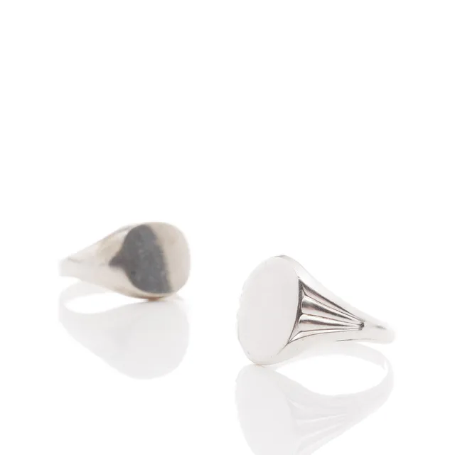 KLACKRINGAR, 2 st, Silver.