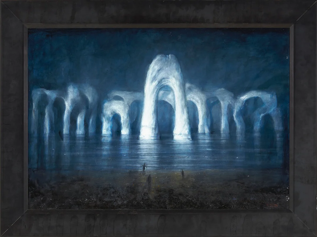 Sand, Vebjørn — "Iskatedraler" — Kunst/Maleri — Blomqvist