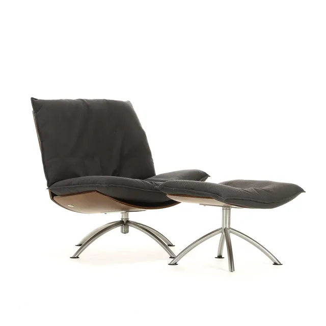 Tom Stepp. Armchair and stool - Model Prime Time (2)