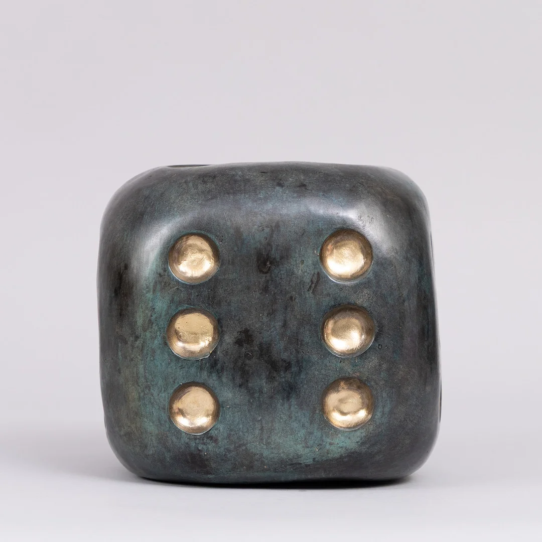 ANDREAS WARGENBRANT. "The winner takes it all", grönpatinerad brons, gjutarstämplad W, signerad. — Sculptures & Bronzes — Garpenhus Auktioner