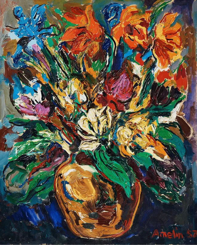 Albin Amelin, Blomsterstillben.
