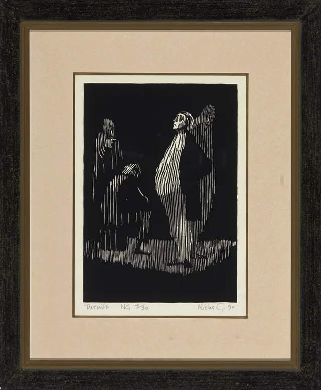 Gulbrandsen, Niclas — Komposisjon med mennesker, 1990
