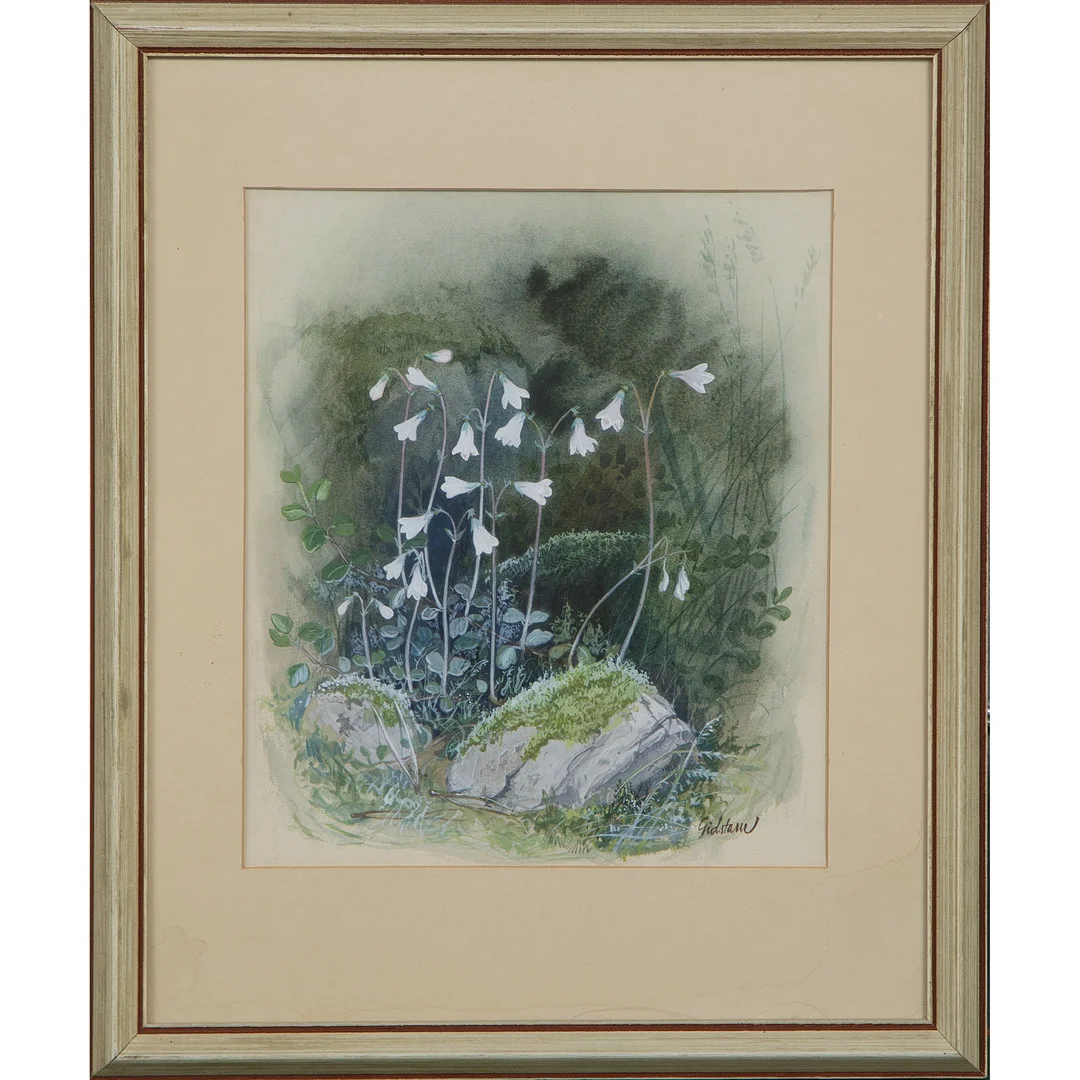 BJÖRN GIDSTAM. AKVARELL, INGLASAD, SIGNERAD GIDSTAM. — Paintings — Auktionskammaren Sydost Kalmar