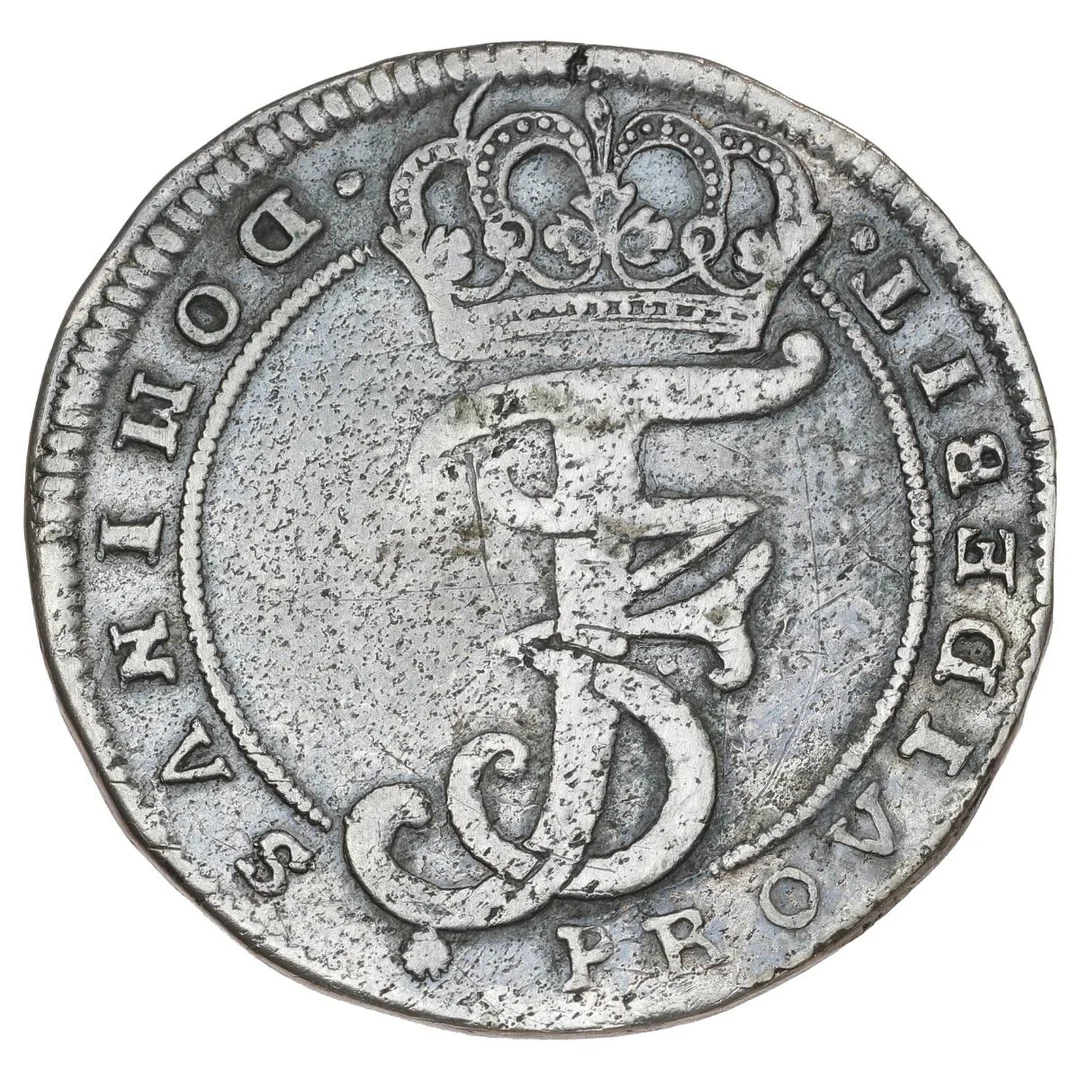 Frederik III, 2 mark 1668, H 115, S 40, Aagaard 161 - extremely rare variant — Coins, Medals & Banknotes/Denmark/Frederik III, 1648–1670 — Bruun Rasmussen
