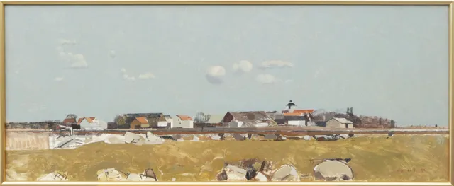 SIGFRID SÖDERGREN. OLJA, på pannå, signerad, 1985.