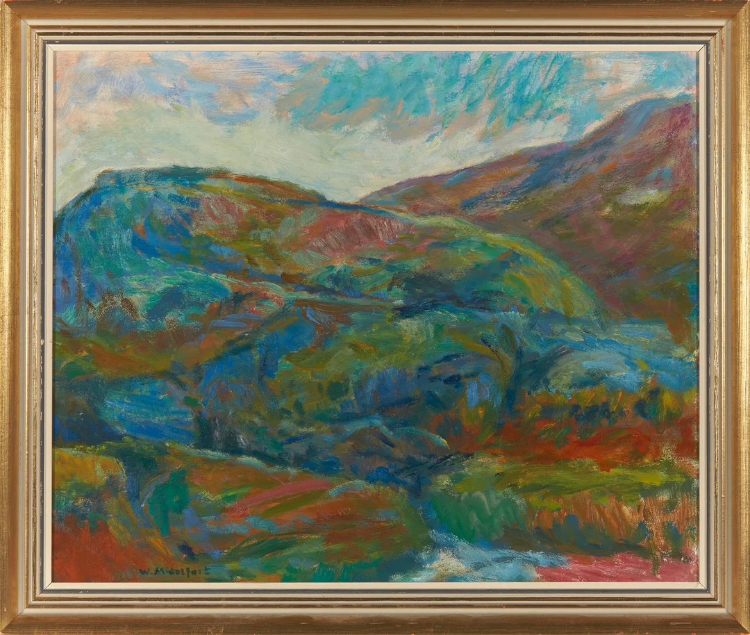 Midelfart, Willi — Landskap — Kunst/Maleri — Blomqvist