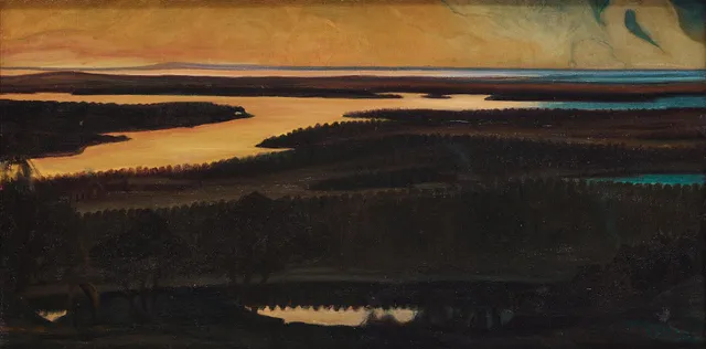 Otto Hesselbom, "Vårt land. Motiv från Dalsland”.