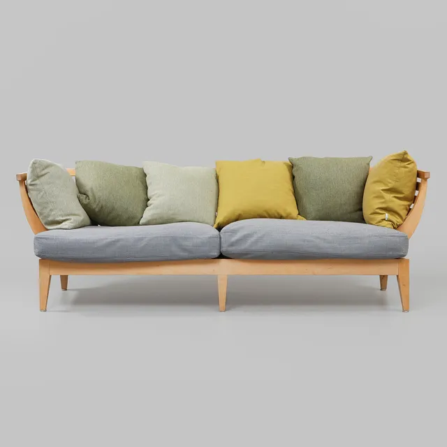NIRVAN RICHTER. Soffa, "Träsoffa", Norrgavel.