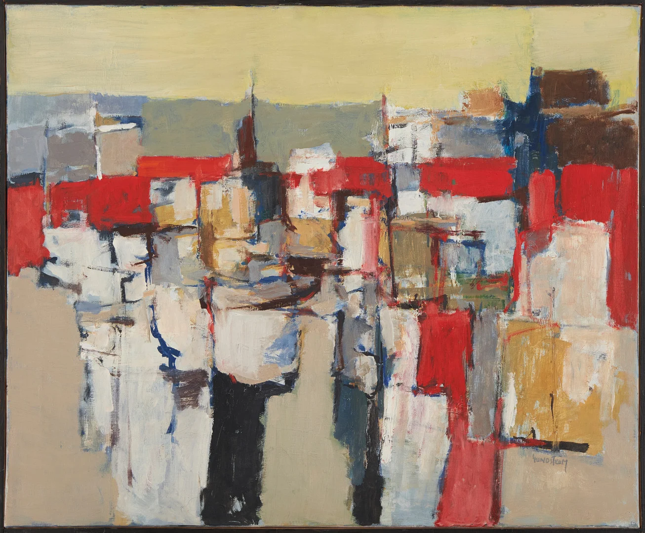 GÖSTA SUNDSTRÖM. Båthamm. — Paintings — Stockholms Auktionsverk Magasin 5