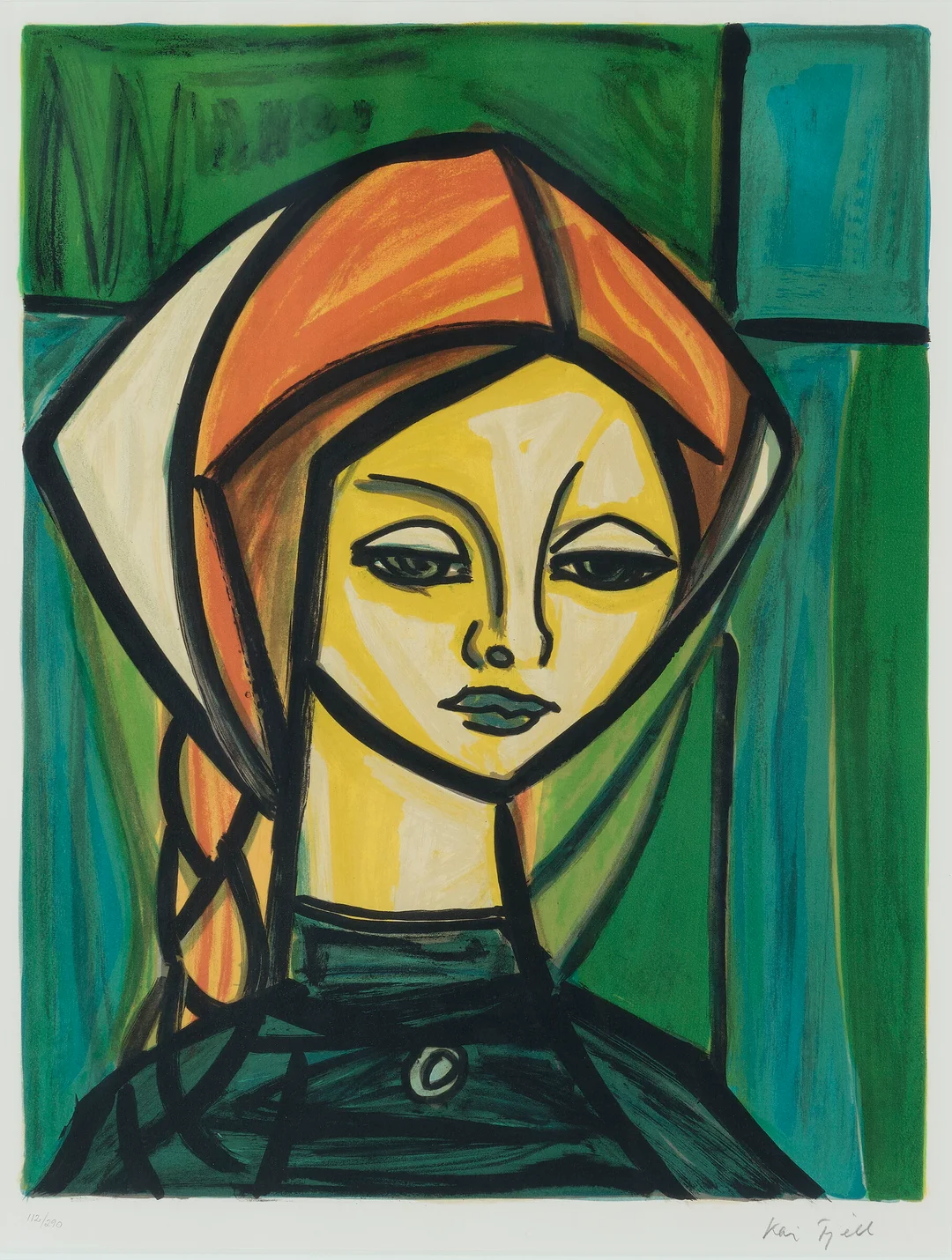Fjell, Kai — "Pikehode" — Kunst/Grafikk — Blomqvist