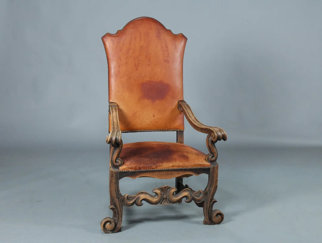 Armstol i italiensk barokform, 1900-tallet — Furniture/Chairs — Lauritz