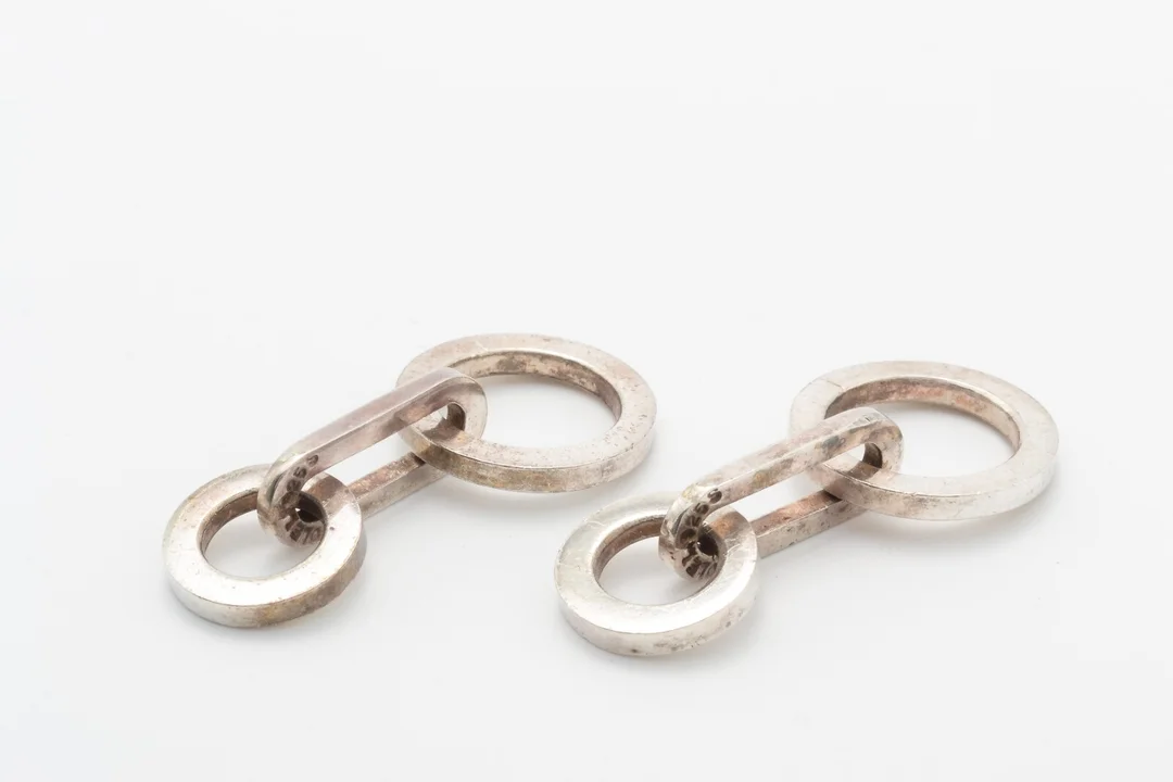 Ole Lynggaard, par vintage manchetknapper af sterling sølv — Jewellery/Other jewellery — Lauritz