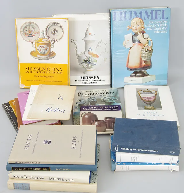 REFERENSLITTERATUR, porslin och keramik.