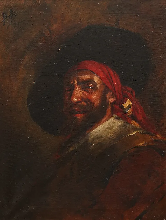 BENITO BELLI. Portrait of a privateer.
