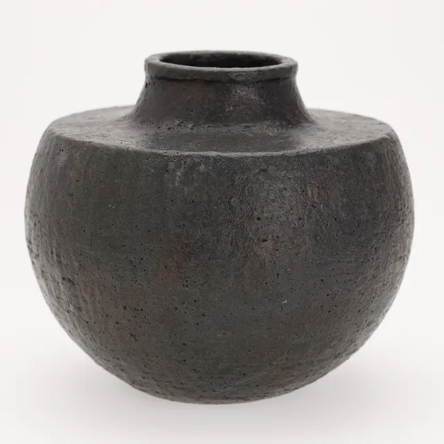 EIGIL HINRICHSEN (1921-1999). Vase, eget værksted, stentøj, Danmark.