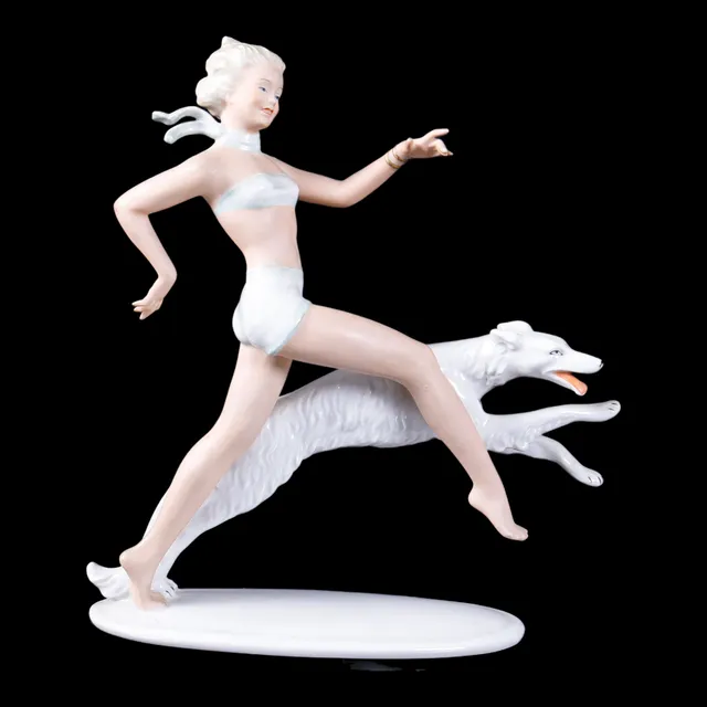 FIGURIN, porslin, Schubach, Tyskland.