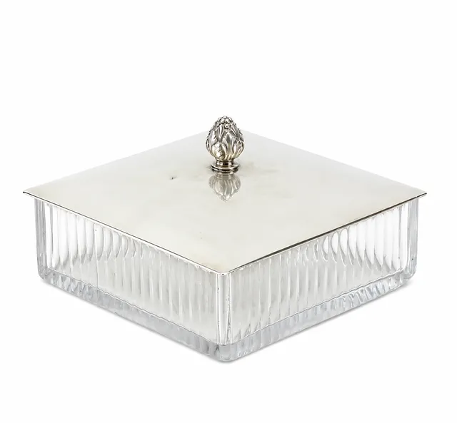 SKRIN, silver, kristall, Robert Linzeler, Paris, Frankrike, tidigt 1900.