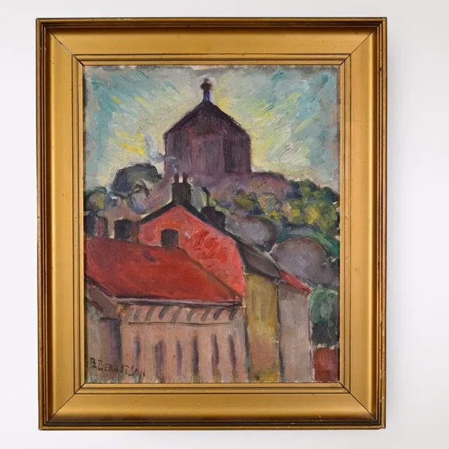 BIRGER BERNDTSON. Olja på duk.