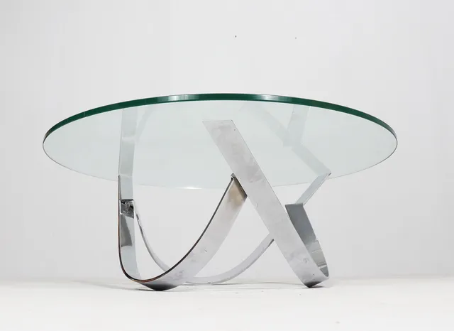 KNUT HESTERBERG. IM STIL VON. Space Age Coffee Table/Couchtisch, Deutschland, 1970er Jahre.