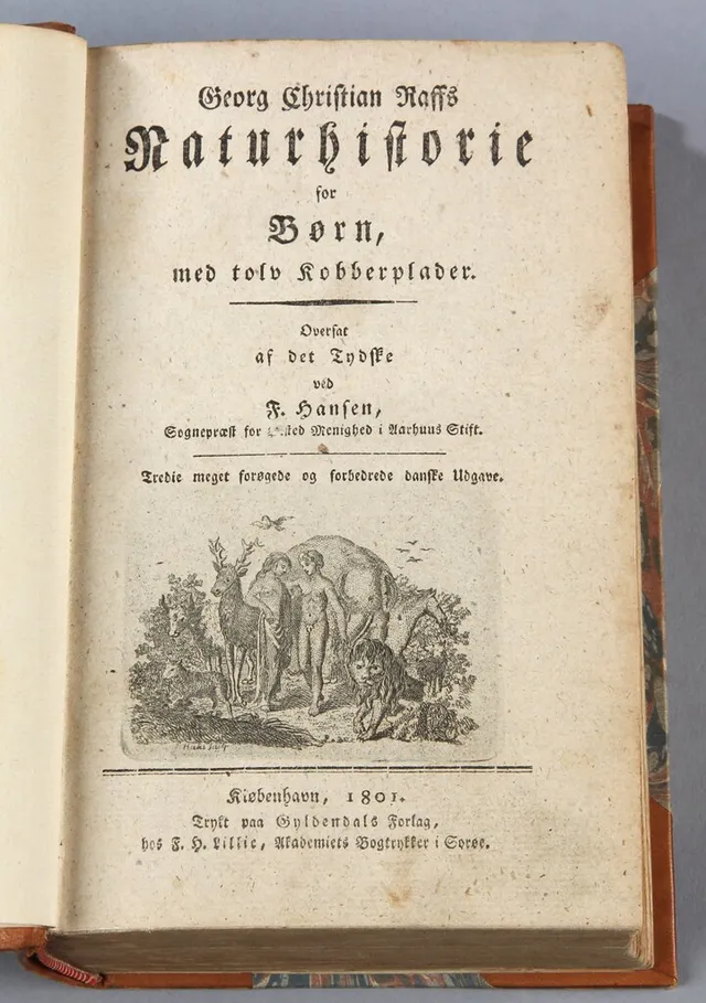 Georg Christian Raff. 'Naturhistorie for Børn', 1801