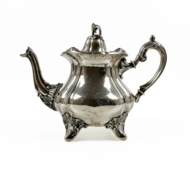 Tekanna. 1800-tal Silver.