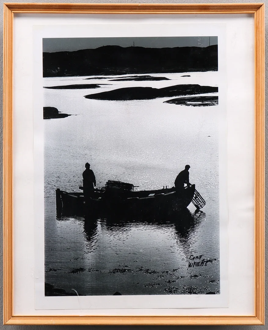 CURT WARÅS. Svartvit fotografi, Hummerfiske Västkusten. — Photography — Karlstad Hammarö Auktionsverk