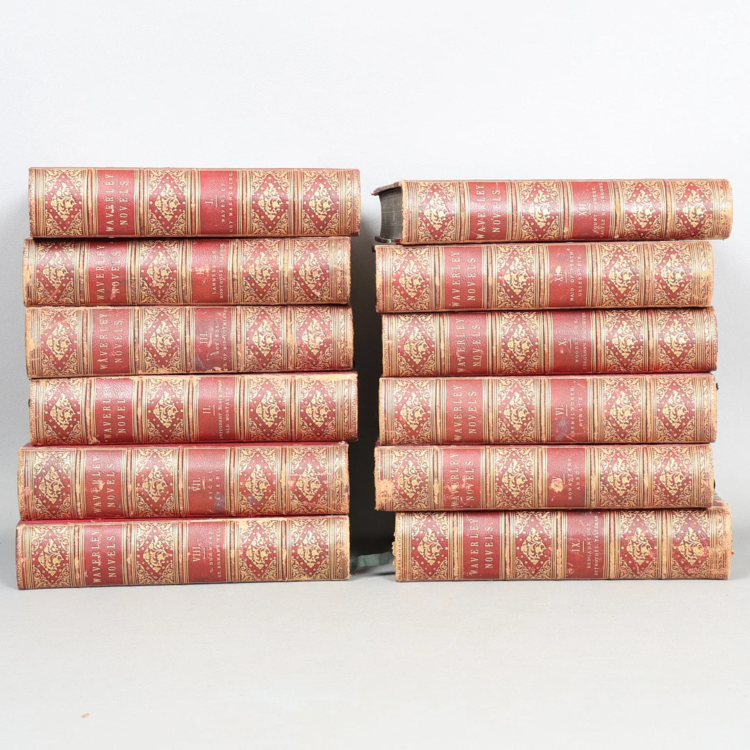 WAVERLEY NOVELS, 1847, IN TWELVE VOLUMES (12). — Books — Bishop & Miller