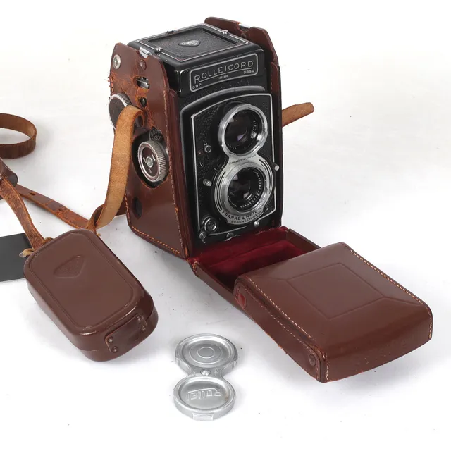 KAMERA, Rolleicord, Franke & Heidecke, Braunschweig, Tyskland. 1900-talets mitt.