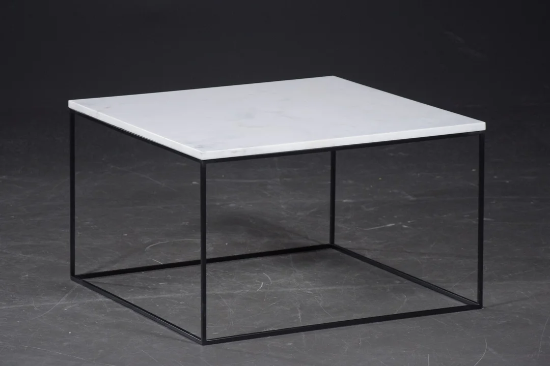 Hay, sofabord med sort stel / marmorplade — Furniture/Coffee tables, occasional tables — Lauritz