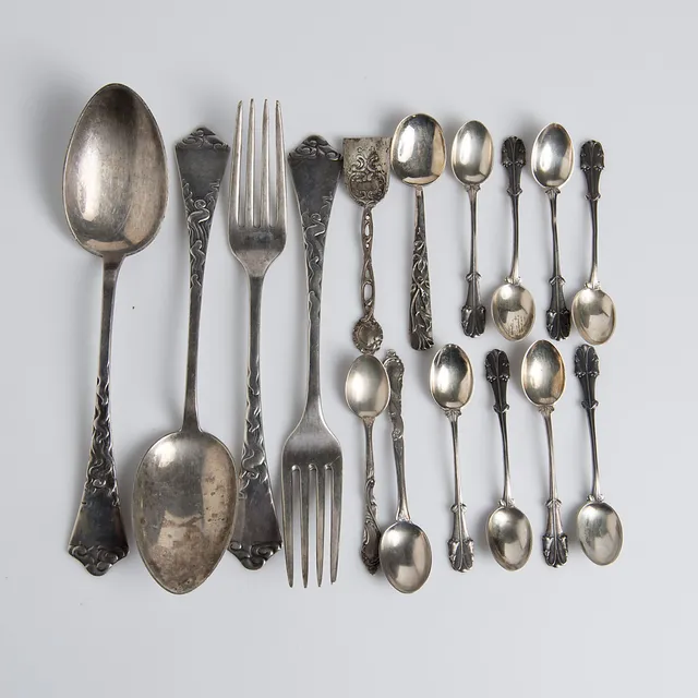 BESTICK, 16 delar, silver.
