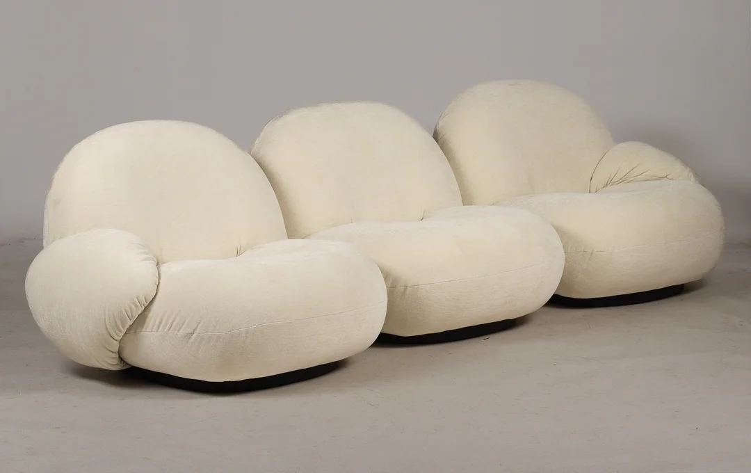 Pierre Paulin for Gubi. Pacha Lounge sofa / chairs (3) — Furniture/Lounge suites, sofas — Lauritz