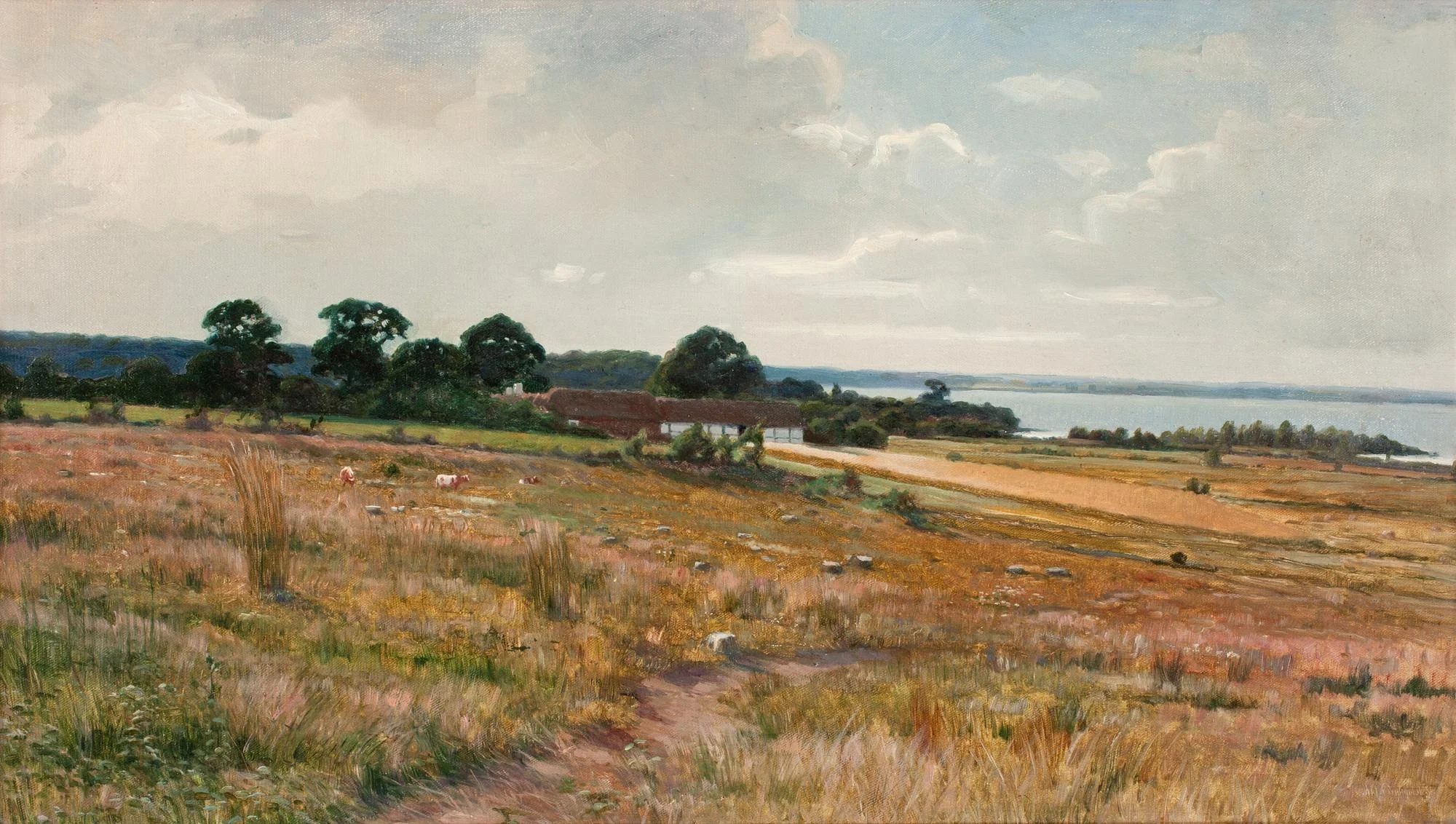 Axel Hjalmar Lindqvist, Skånskt landskap. — Bukowskis