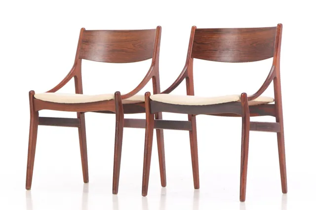 Vestervig Eriksen. A pair of rosewood chairs, 1960s (2)