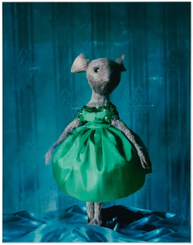 Helena Blomqvist, "Emerald Green Silk Dress", 2016.