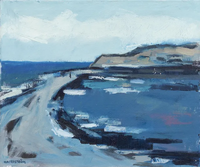 INGVAR WALTERSTRÖM (1920-1988). Kustlandskap, olja på duk, signerad.