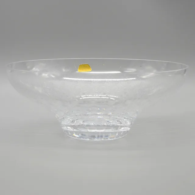 BJØRN WIINBLAD. ROSENTHAL, "ROMANZE", DESIGNERSCHALE, BLEIKRISTALLGLAS, SCHLIFFDEKOR, UM 1950.