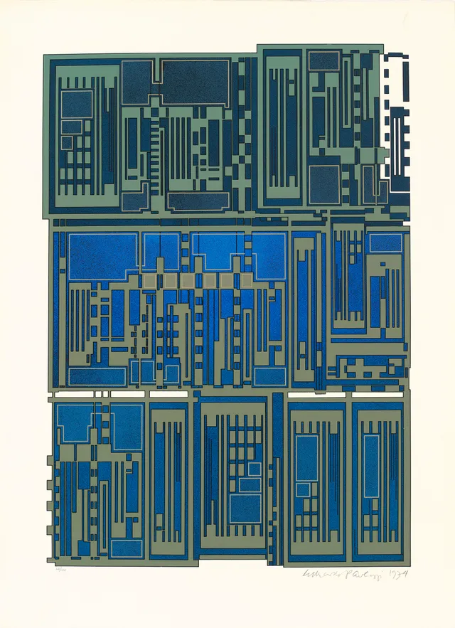 Paolozzi, Eduardo — "Hommage aux Prix Nobel" 1974