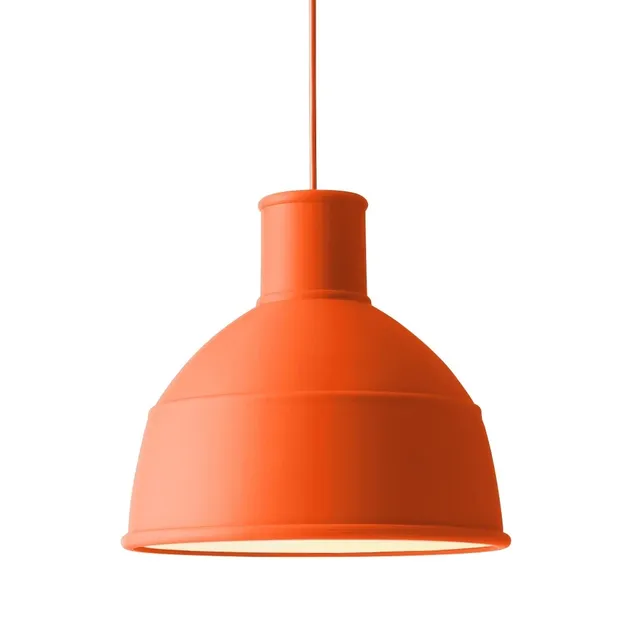 Form Us With Love for Muuto. Tre pendler model 'Unfold', orange. (3)