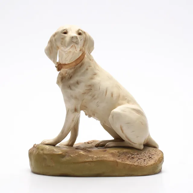 FIGURIN, porslin, Royal Dux, Tjeckoslovakien.