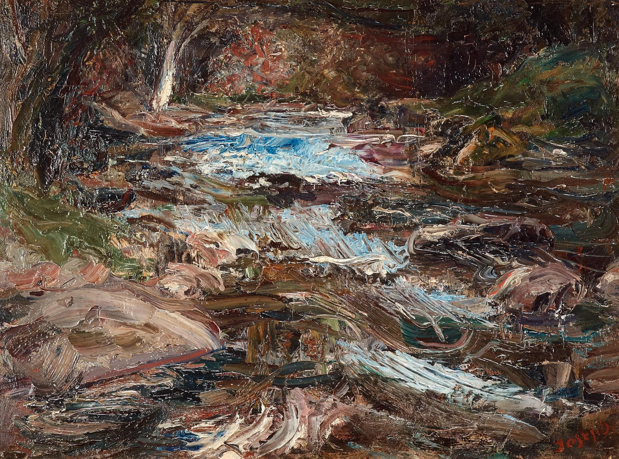 Ernst Josephson, "Forsen, Gargilesse". — Bukowskis