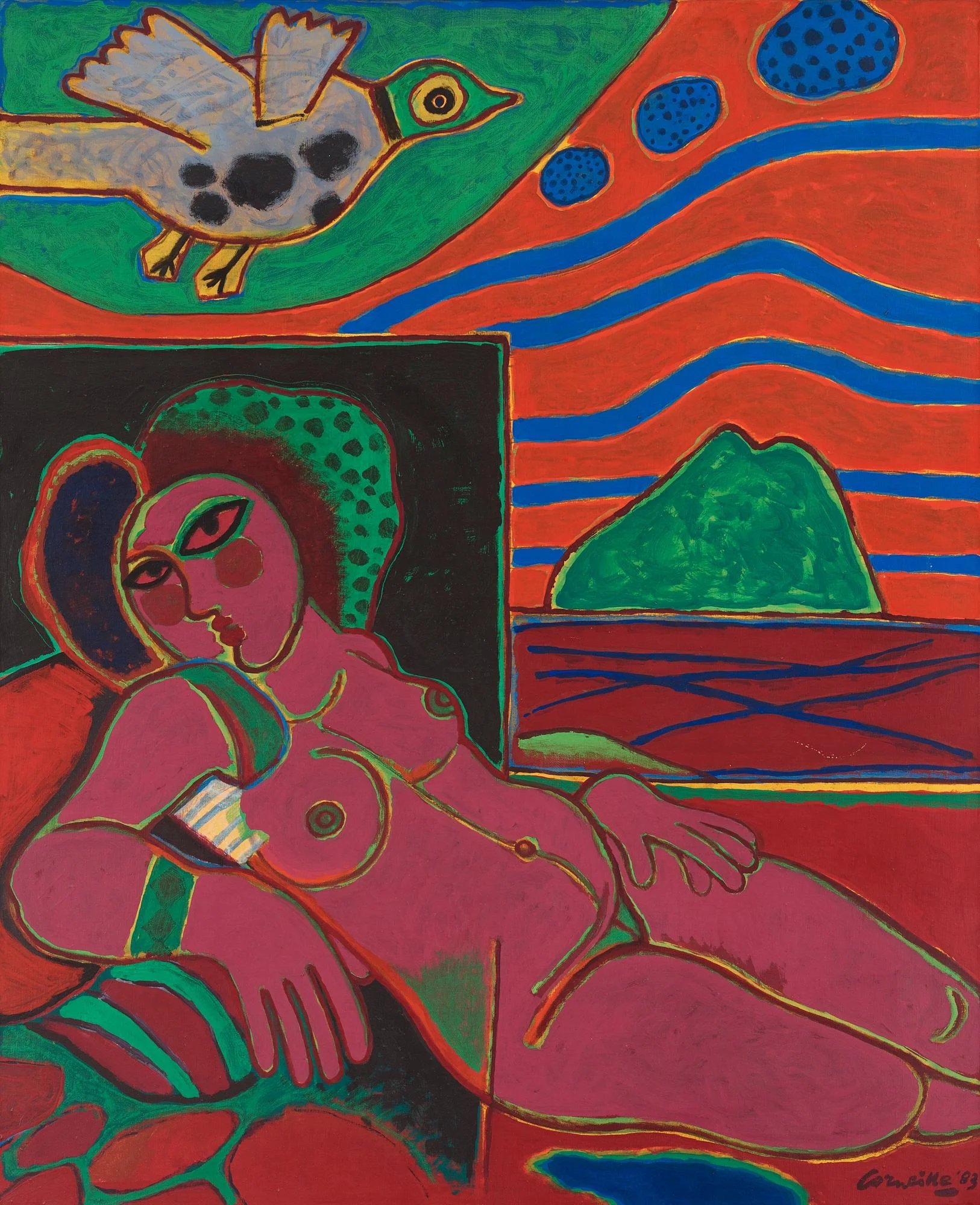 Beverloo Corneille, "Le ciel orange". — Bukowskis