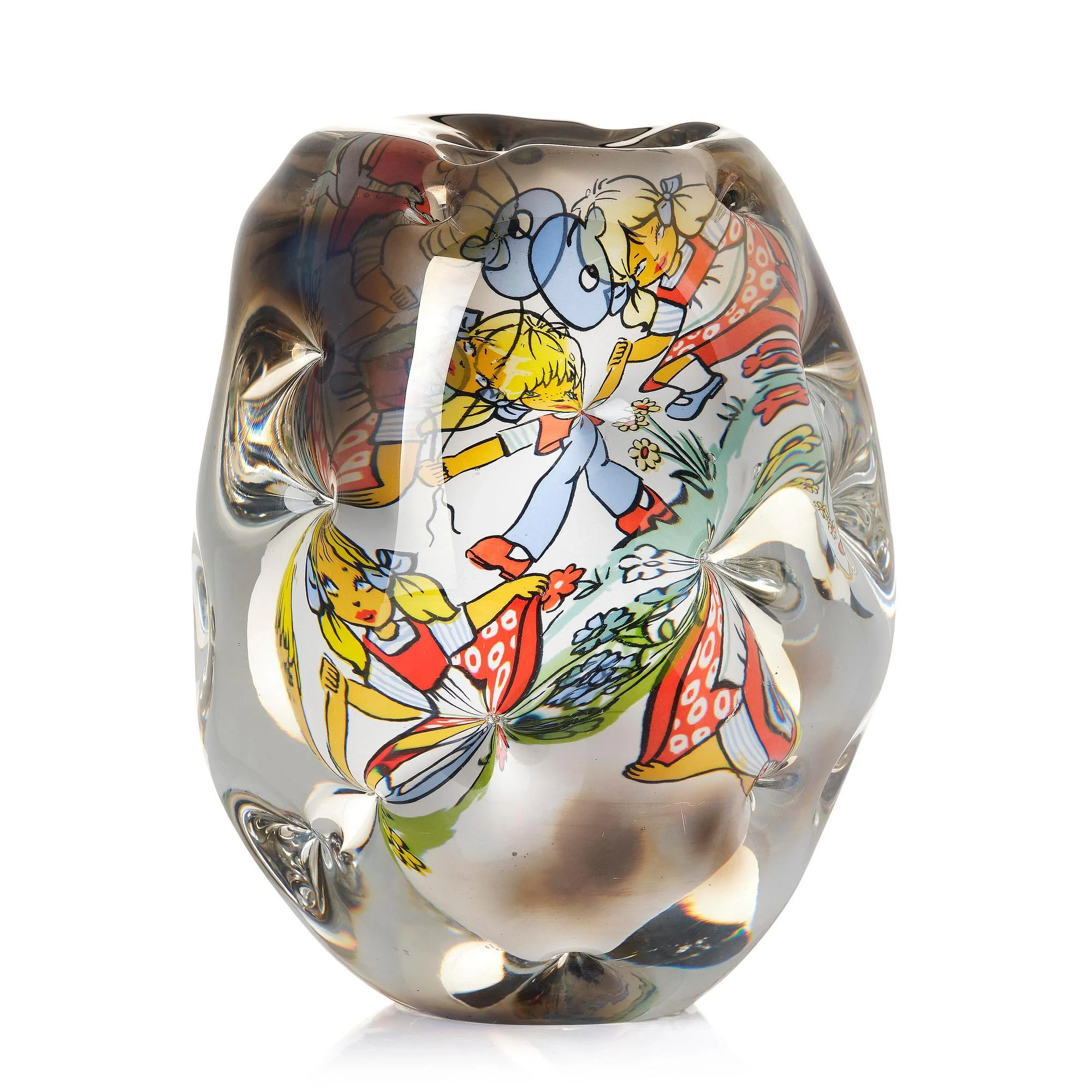 Per B. Sundberg, unik vas, "Fabula", glas, Orrefors, 2004. — Bukowskis