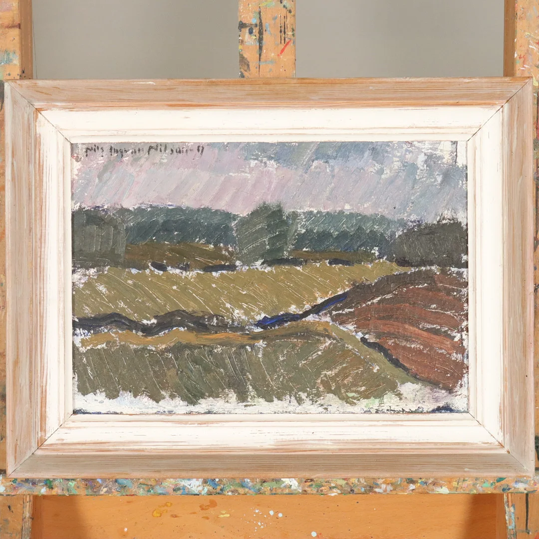 NILS INGVAR NILSSON. OLJA PÅ DUK signerad. — Paintings — Höörs Auktionshall
